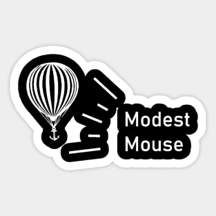 Floating with balloon modest Sticker